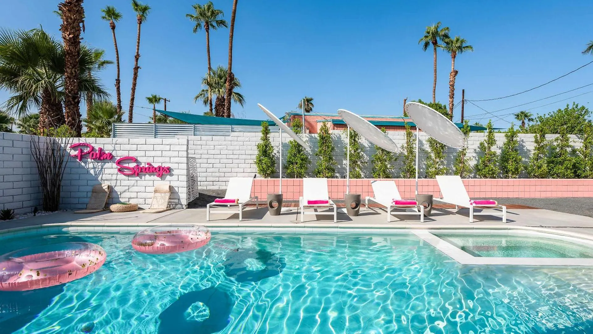 Retro Chic Oasis Saltwater Pool Spa & Mnt Views بالم سبرينغس 0*,  الولايات المتحدة الأمريكية